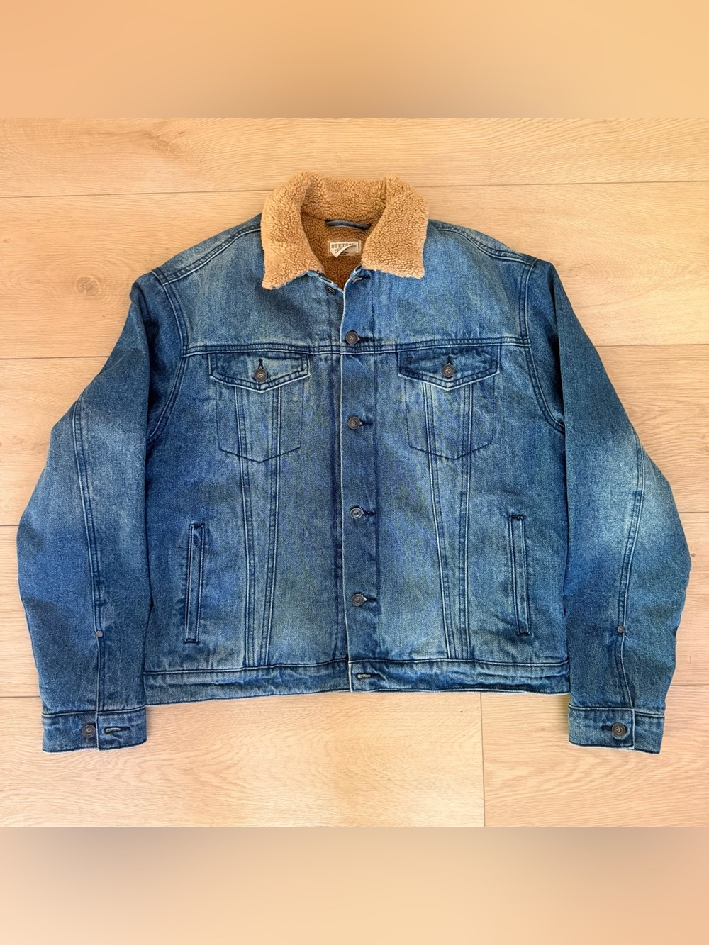 Stetson Denim Sherpa-Lined Jacket